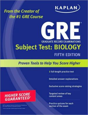 Kaplan GRE Subject Test: Biology