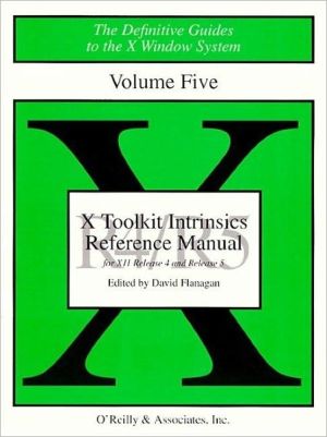 X Toolkit Intrinsics, Vol. 5