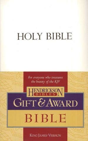 KJV Gift & Award Bible: King James Version, White Imitation Leather