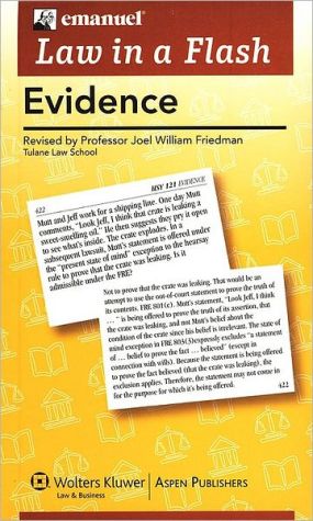 Evidence (Law in a Flash Series)