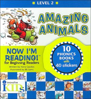 Amazing Animals: 10 Phonics Books with 40 Stickers, Level 2 (Now I'm Reading! Series)
