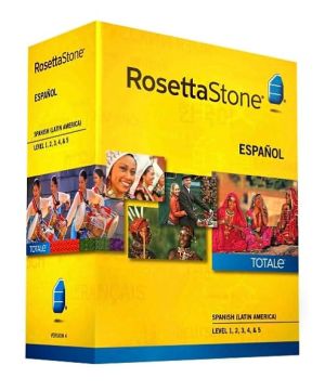 Rosetta Stone Spanish (Latin America) v4 TOTALe - Level 1, 2, 3, 4 & 5 Set