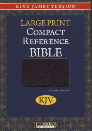 KJV Compact Reference Bible: King James Version, Burgundy Bonded Leather, Magnetic Closure