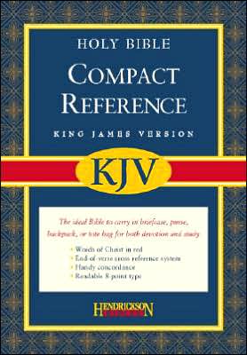 KJV Compact Reference Bible: King James Version, Blue Bonded Leather, Magnetic Closure