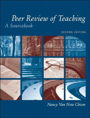 Peer Review of Teaching: A Sourcebook