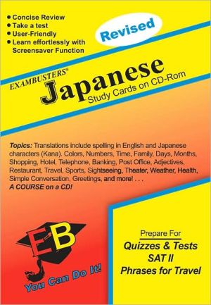 Japanese: Exambusters CD-ROM Study Cards