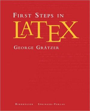 First Steps in LaTeX