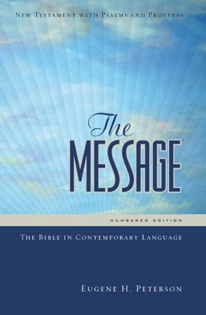 The Message Personal New Testament: Psalms & Proverbs (Numbered Edition)