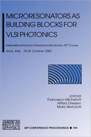 Microresonators as Building Blocks for VLSI Photonics
