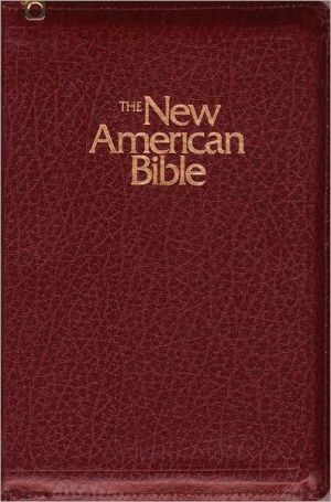 NAB Deluxe Gift and Award Bible: New American Bible, burgundy imitation leather, zip cased