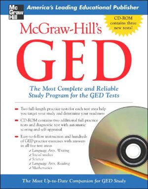 McGraw-Hill's GED with CD-Rom: The Most Complete and Reliable Study Program for the GED Tests