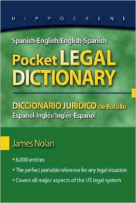 SPANISH/ENG ENG/SPAN PKT LEGAL..DICTIONARY
