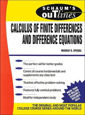 Schaum's Outline of Calculus of Finite Differences & Differential Equations