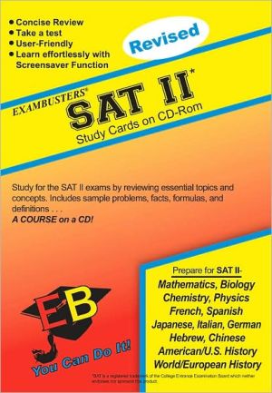 SAT II (Subject Tests): Exambusters CD-ROM Study Cards