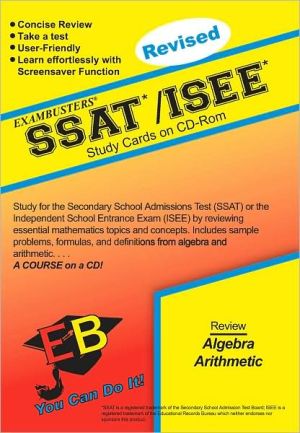 SSAT/ISEE: Exambusters CD-ROM Study Cards