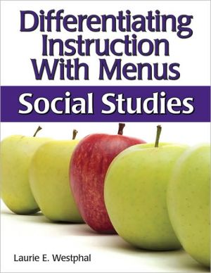 Differentiating Instruction with Menus: Social Studies