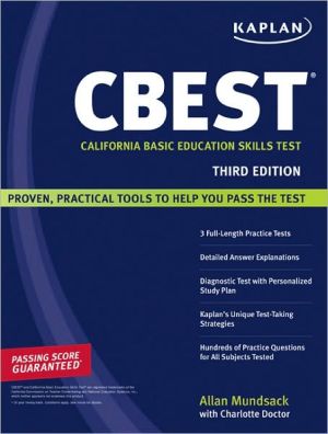 Kaplan CBEST: California Basic Education Skills Test