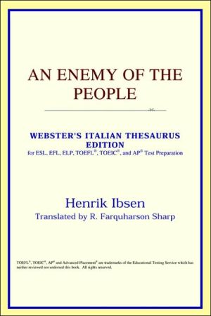 Enemy of the People: Webster's Italian Thesaurus Edition
