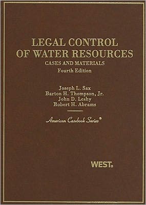 Legal Control of Water Resources