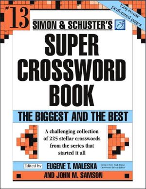 Simon & Schuster Super Crossword Puzzle Book #13
