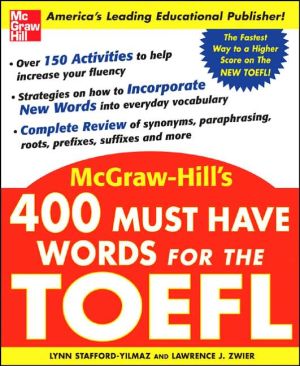 Mc-Graw Hill's 400 Must-Have Words for the TOEFL