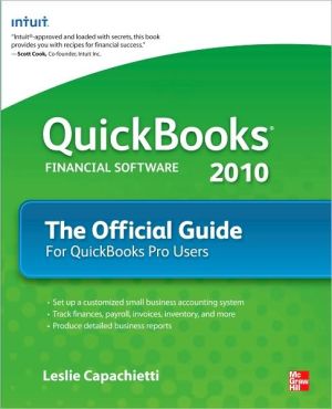 QuickBooks 2010 The Official Guide