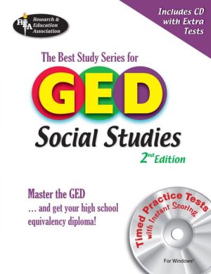 GED Social Studies w/CD-ROM (REA) -- The Best Test Prep for the GED