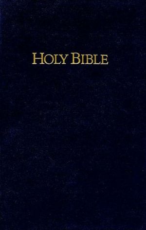 Keystone Bold Text Pew Bible: King James Version (KJV), Black Imitation Leather