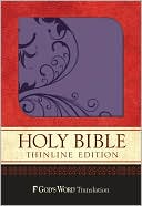 God's Word Thinline Purple Shimmer, Vine Design Duravella Bible