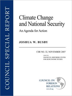 Climate Change And National Security