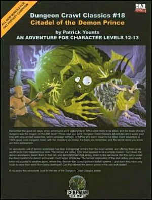 Citadel of the Demon Prince: An Adventure for Character Levels 12-13