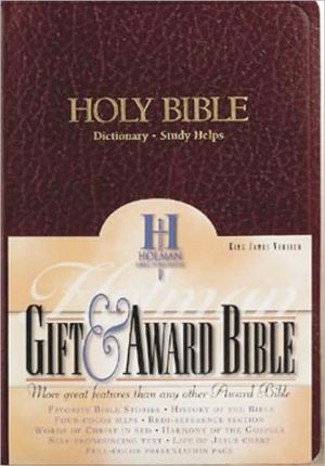 KJV Gift and Award Bible: King James Version, burgundy imitation leather, gold-edged, words of Christ in red
