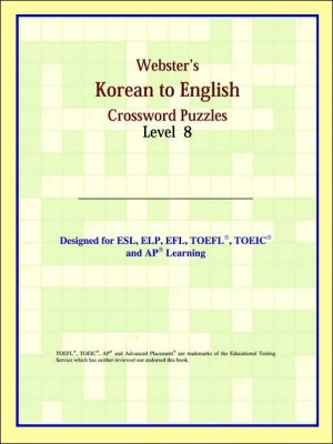 Webster's Korean To English Crossword Puzzles: Level 8