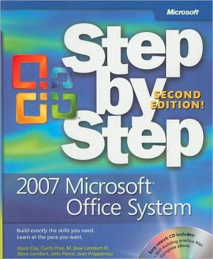 2007 Microsoft Office System Step by Step [With CDROM]