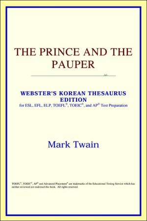 Prince and the Pauper: Webster's Korean Thesaurus Edition