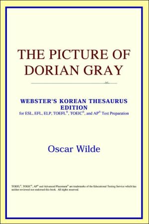 Picture of Dorian Gray: Webster's Korean Thesaurus Edition