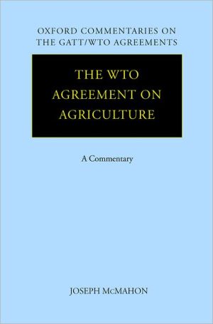 WTO Agreement on Agriculture: A Commentary