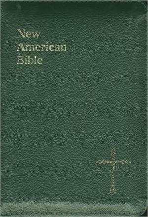 St. Joseph Personal Size Bible: New American Bible (NAB), green bonded leather, zipper closure