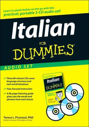 Italian For Dummies, Audio Set (with CD-ROM)