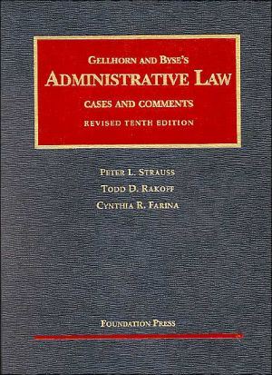 Administrative Law: Cases and Comments