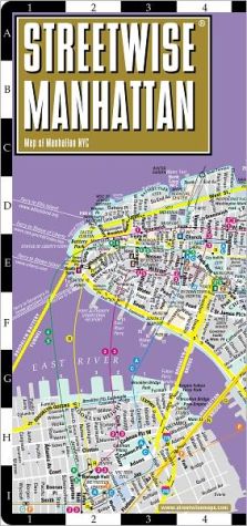 Streetwise Manhattan Map - Laminated City Street Map of Manhattan, New York - Folding Pocket Size Travel Map With Subway