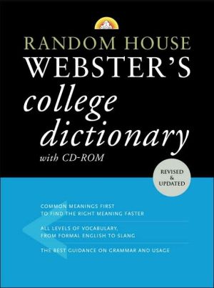 Random House Webster's College Dictionary with CD-ROM