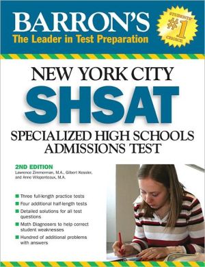 Barron's SHSAT: Specialized High School Admissions Test, 2nd Edition