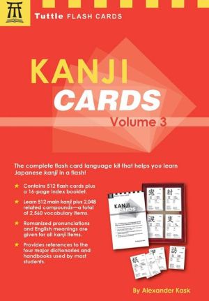 Kanji Cards, Volume 3