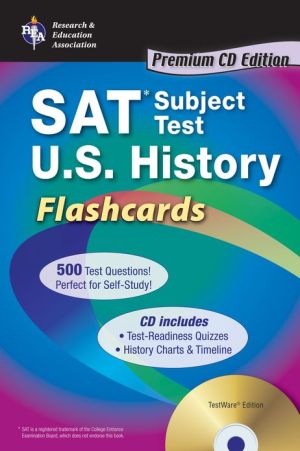 SAT Subject Test: U.S. History Flashcards Premium CD Edition