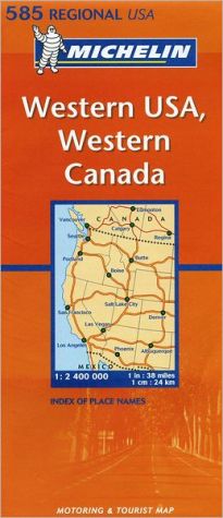 Michelin Western USA, Western Canada: Map # 585