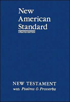 New Testament with Psalms and Proverbs: New American Standard Bible Update (NASB), blue imitation leather