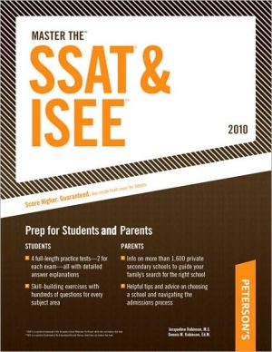 Master the SSAT and ISEE 2010