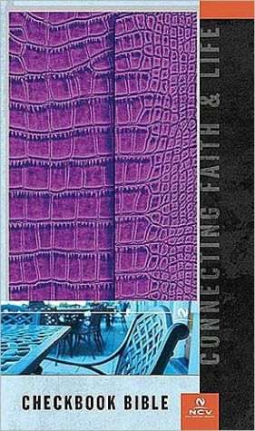 NCV Checkbook Bible: New Century Version, Purple Bonded Leather