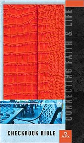 NCV Checkbook Bible: New Century Version, Orange Bonded Leather